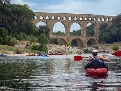 Rivières et descente en canoe kayak pour vos vacances dans le Gard