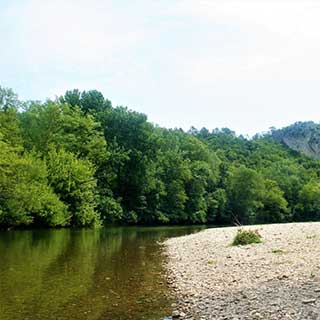 La Cèze - Rivière, affluent du Rhône